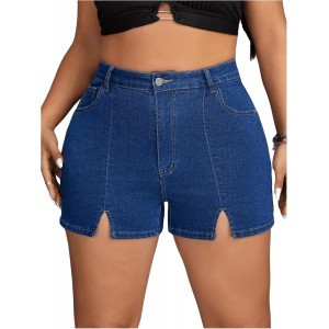  Women's Split Hem S...